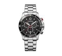 Wenger Unisex ErwachseneArmbanduhr Chronograph Quarz Edelstahl 01.0643.109