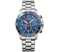 Wenger Unisex ErwachseneArmbanduhr Chronograph Quarz Edelstahl 01.0643.111