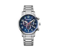 Wenger Unisex ErwachseneArmbanduhr Chronograph Quarz Edelstahl 01.1543.101