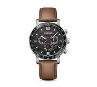 Wenger Unisex ErwachseneArmbanduhr Chronograph Quarz Leder 01.1843.104