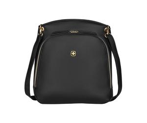 Wenger Women's LeaSophie, Umhängetasche mit Tablet-Fach Black