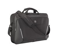WENGER XE Brief 17 Laptop-Tasche zum Umhängen, Notebook bis 17 Zoll, Tabletfach, Aktentasche, Organizer, 25 l, Damen Herren, Büro Business-Reisen Uni, Schwarz, 653301