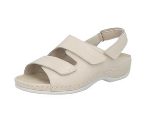 Wenke Sandalen Fersenriemen creme Weichbettung Wechselfußbett Mittel Melbourne - Berkemann UK 8.5