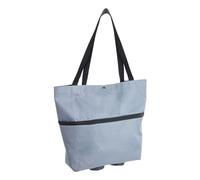 Wenko 3-in-1 Einkaufstrolley klappbar grau, 32x50x15 cm