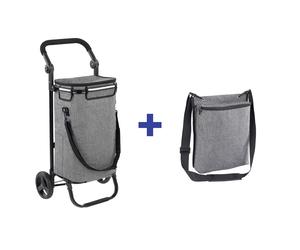 WENKO Einkaufs-Trolley bunt BHT 45x95x28 cm