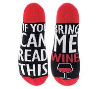 Wenn Sie diese Socken lesen können, bringen Sie mir Wein Socken 4-6,5