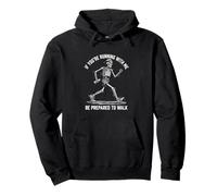 Wenn Sie mit Mir Laufen, seien Sie bereit zu gehen, Skelettlauf Pullover Hoodie