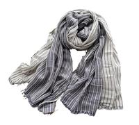 WEOKDFHA Schals Aus Baumwolle Und Leinen Baumwoll-Leinen-Streifenschals Unisex Herren Weiches warmes Halstuch Männliche Accessoires Kurze Quastenschals(Color 03)