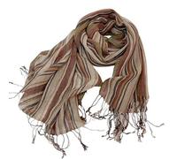 WEOKDFHA Schals Aus Baumwolle Und Leinen Gestreifter Schal aus Baumwolle und Leinen for Herren, langer im Unisex-Stil(COLOR 3)