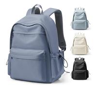 WEPLAN Schulrucksack Mädchen Jungen Rucksack Schule Teenager,Wasserdicht Rucksack School Bag,Schulranzen Laptop Rucksack Damen,Schultasche Travel Backpack Daypacks für Uni Schule Reise,G4-Blau-Lila