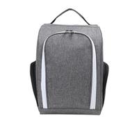 Weqizuerqi Aufbewahrungstasche für Golfschuhe, tragbare Golf-Schuhtasche mit Griff, wasserdichte Tasche, für Damen und Herren, Sportler, Organisation für Kurs, Fitnessstudio, Spielplatz, grau, Refer
