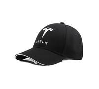 WEQTYSAB Auto Baseballkappe, für Tesla Model Y 2020+ Unisex Sport Sonnenhut Männer Frauen Verstellbare Baseball Cap Mütze Schiebermütze,A