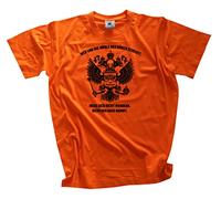 Wer vor die Höhle des Bären scheißt-muss Sich Nicht wundern wenn der Raus kommt T-Shirt Orange XXL