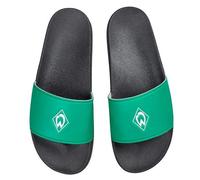 SV Werder Bremen Badelatschen Raute Fussball Schwarz/Grün-41