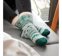FVLFIL SV Werder Bremen Kuschelsocke Socke Socken grau u. grün Raute, 20-19405