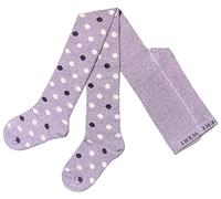 Weri Spezials Baby und Kinder Strumpfhose für Mädchen Baumwolle mit Punkten Muster (152-164, Violett Bunt)