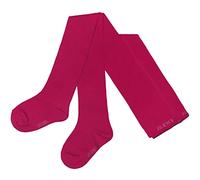 Weri Spezials Baby und Kinder Strumpfhose für Mädchen Baumwolle Uni Glatte (134-146, Dunkelpink)