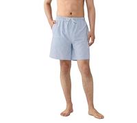 WERNZATT Badehose für Herren, Kordelzug, Strand-Shorts, Sommer, elastische Taille, gestreift, bedruckt, Boardshorts, Strandmode mit Taschen, blau, 5XL