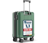 Wertes Cabin Suitcase 55x40x20cm - 36L Hand Luggage Trolley with TSA Lock & Spinner Double Wheels - Lightweight ABS Carry-on - fits Major Airlines - Stylish Hard Shell