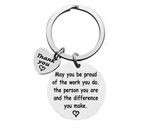 Wertschätzung Schlüsselanhänger Mitarbeiter Geschenke von Freund Kollegen Abschied Danke Ruhestand Abschied Motivation Geschenk Sie sind stolz auf Schlüsselanhänger Beschriftbar (B-B, One Size)