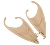 WESIEVYA 1 Paar Feenohren Cosplay Kostüm Requisiten aus Latex Beige Wiederverwendbar für Maskenball und Faschingsparty Zubehör