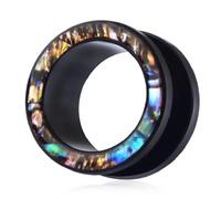 WESIEVYA 1 Paar Schlichte Ohrdehner aus Acryl Modische Ohrtunnel Plugs Leicht und Hautatmungsaktiv Unisex Ohrringe als Geschenk und Dekoration