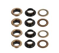 WESIEVYA 20 Stück Runde Metallösen aus Messing mit 12mm Innendurchmesser Große Ösen im Vintage Look für Selbstgemacht Projekte an Leder und Canvas Taschen Einfach zu Montieren