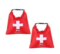 WESIEVYA 2stücke wasserdichte First Aid Tasche aus Robustem Nylon Schwimmende Aufbewahrungstasche für Outdoor Camping Rafting Schwimmen Kajak und Flussabenteuer Komprimierbar und Tragbar