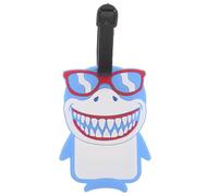 WESIEVYA Flexibler Hai Gepäckanhänger aus PVC für Koffer und Reisetaschen zur Sichtbaren Kennzeichnung und Gepäcksicherheit