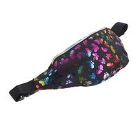 WESIEVYA Outdoor Bauchtasche Große Kapazität Verstellbar für Damen und Herren Joggen Wandern Camping Fitness mit Schmetterlingsmuster