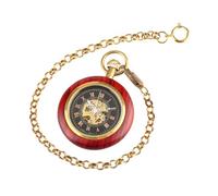 WESIEVYA Vintage Taschenuhr Mit Kettendesign Mechanische Ketten-hängeuhr Antike Taschenuhr Glas