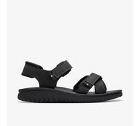 Wesley Shore Schwarze Leder Sandalen EU 44.5 / UK 10