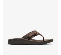 Clarks Herren Wesley Sun Flipflop, Beeswax Leather, 41 EU