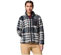 West Bend Print Full Zip II Damen Rollkragenpullover, schwarz, Gr. S