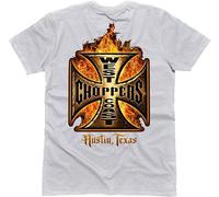 West Coast Choppers Herren T-Shirt Goldfire Grey T-Shirt Grey-S