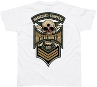 WEST COAST CHOPPERS Herren T-Shirt Hipster Hunters T-Shirt White-S