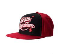 WEST COAST CHOPPERS Kimi Cross Logo Snapback Flatbill Hat red/Black