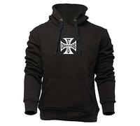 WCC West Coast Choppers Hoodie Iron Cross schwarz-L