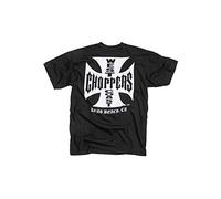 T-Shirt West Coast Choppers OG Cross Schwarz-Weiß XL