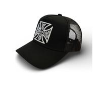 West Coast Choppers OG Cross 5-Panel Trucker-Cap SchwarzEinheitsgröße Schwarz