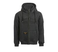 WCC West Coast Choppers Hoodie Choppers Por Vida Zip Hoody Grey-XXL