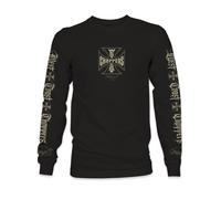West Coast Choppers WCC GANGSCRIPT LONG SLEEVE - BLACK Langarmshirt schwarz in XL