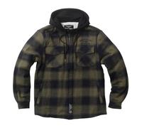West Coast Choppers WCC HELL BENT FLANNEL JACKET - OLIVE/BLACK Männer Übergangsjacke oliv/schwarz XL