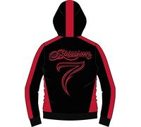WEST COAST CHOPPERS WCC Hoodie Kimi Raikkönen Script Logo Black/Red-M