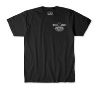 WCC West Coast Choppers Herren T-Shirt Motorcycle Tee WCCTS132781ZW Black/White-M