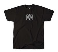 West Coast Choppers WCC Parts Tee Black/White Männer T-Shirt schwarz L 100% Baumwolle Biker, Rockwear