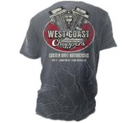 West Coast Choppers,WCC,Shirt,Panhead,blau,Gr. M