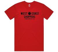 WEST COAST CHOPPERS WCC T-Shirt Eagle Tee - Red-S