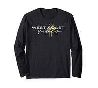 West Coast Vibes palm tree swag Langarmshirt