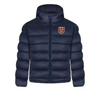 West Ham United FC - Jungen Winter-Steppjacke mit Kapuze - Offizielles Merchandise - Geschenk für Fußballfans - 10-11 Jahre